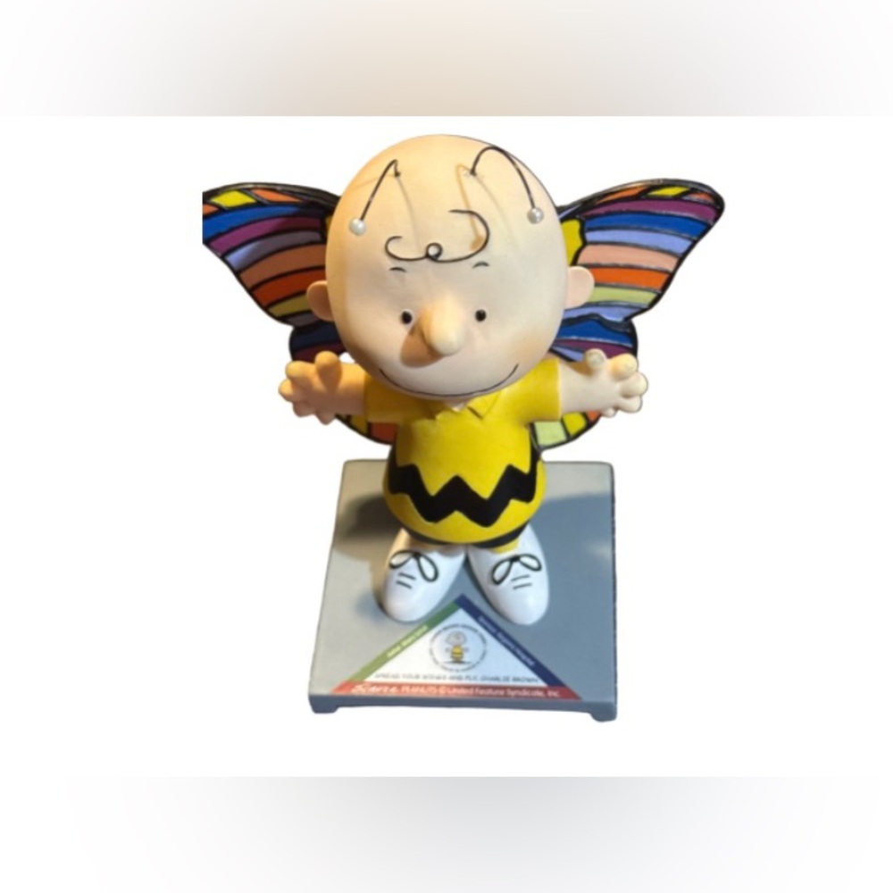 Peanuts "spread your wings and fly " Charlie Brown rare Figure by westland